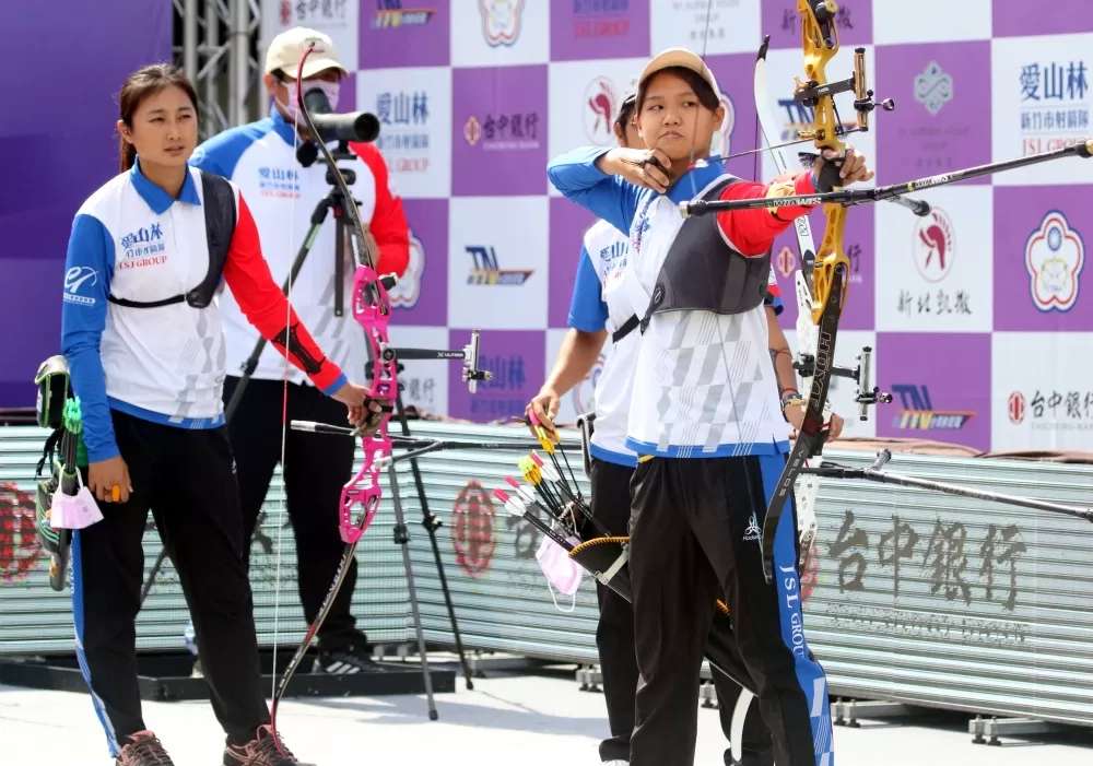 新竹愛山林女團。中華企業射箭聯盟/提供。