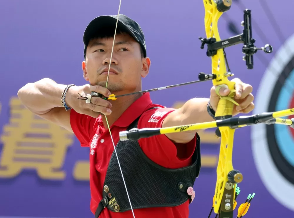 寒舍魏均珩。中華企業射箭聯盟/提供。