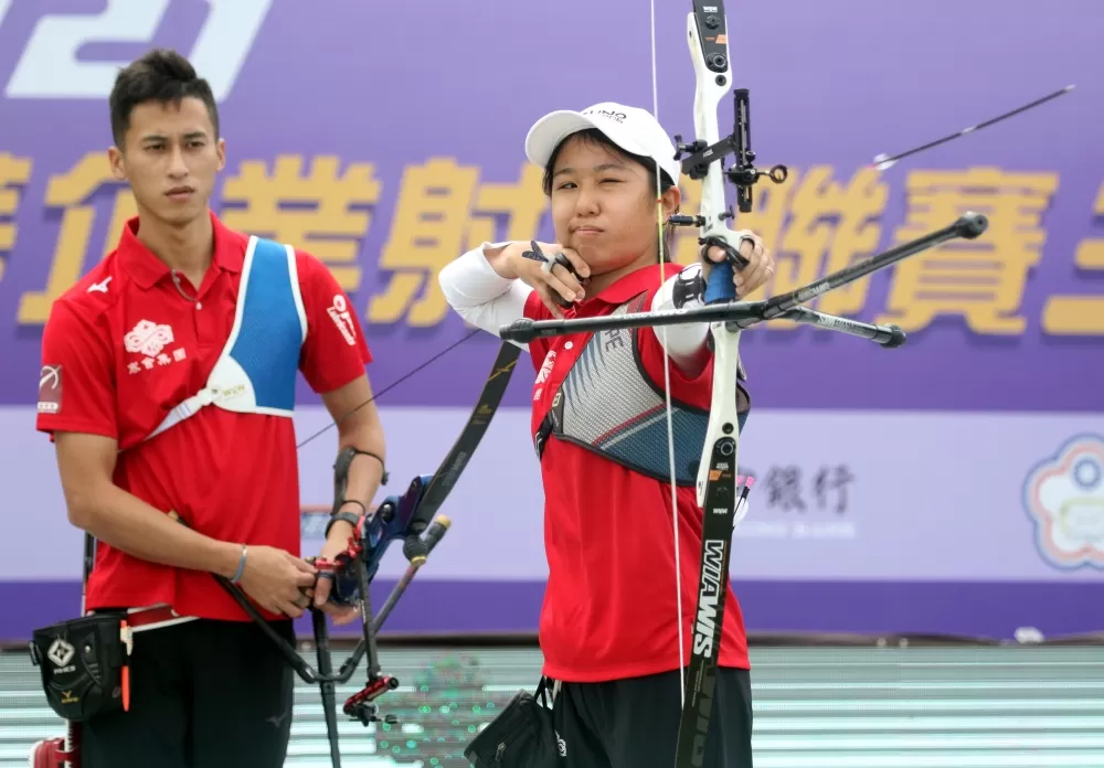 寒舍混雙。中華企業射箭聯盟/提供。