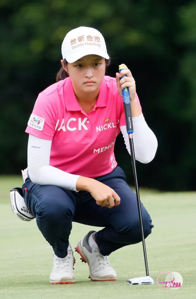 吳佳晏首回合打出低於標準桿5桿的67桿。
