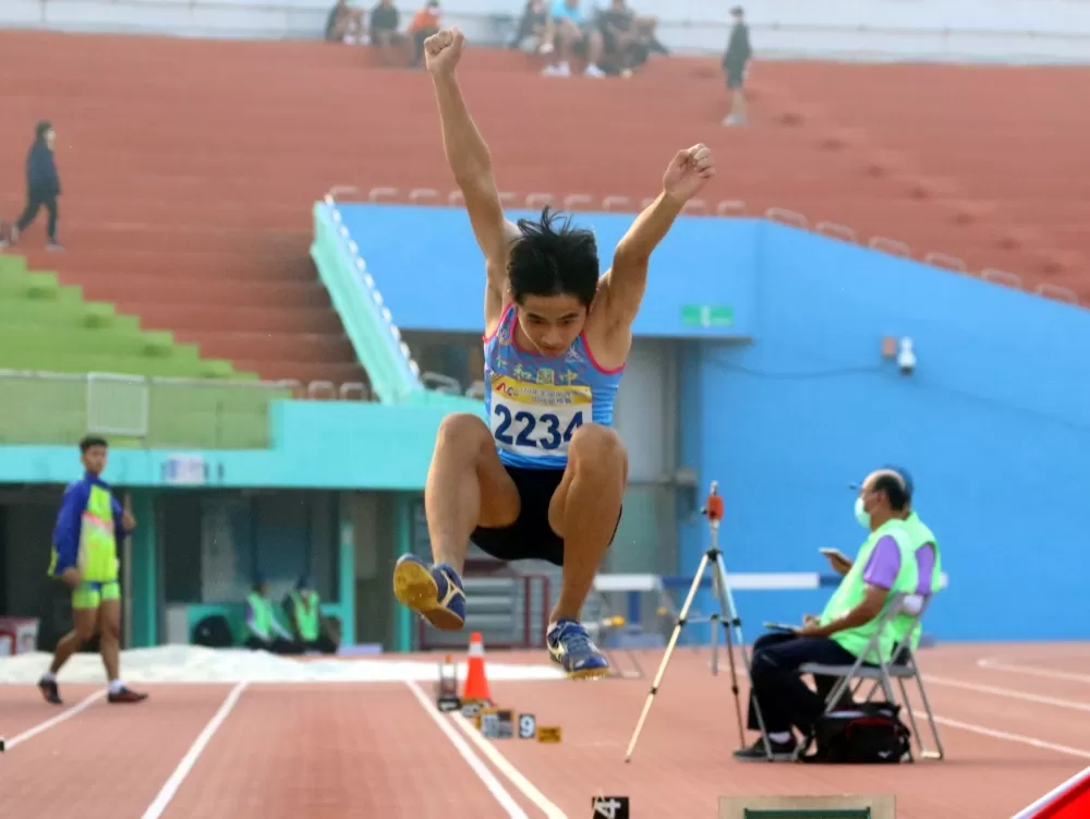 桃市仁和國中陳翰緯第二。林嘉欣/攝影。