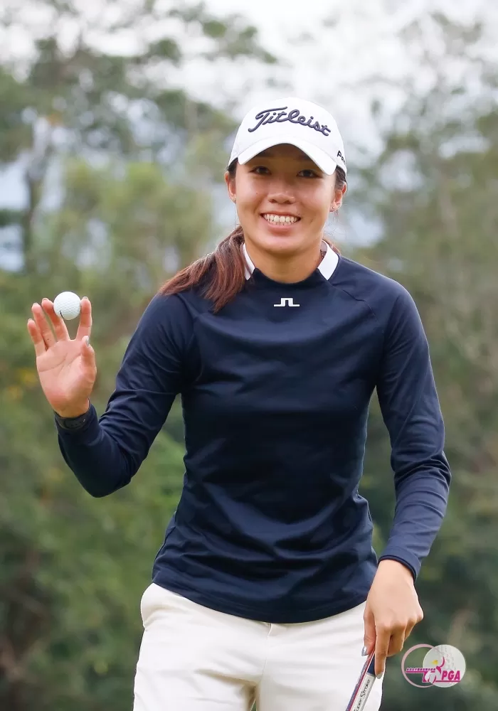 戴嘉汶以兩回合總桿低於標準桿3桿的141桿,暫居第三。