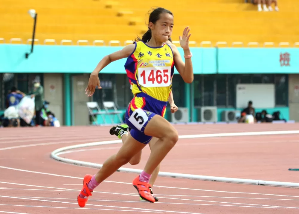 台南市金城國中林芮筠。林嘉欣/攝影。