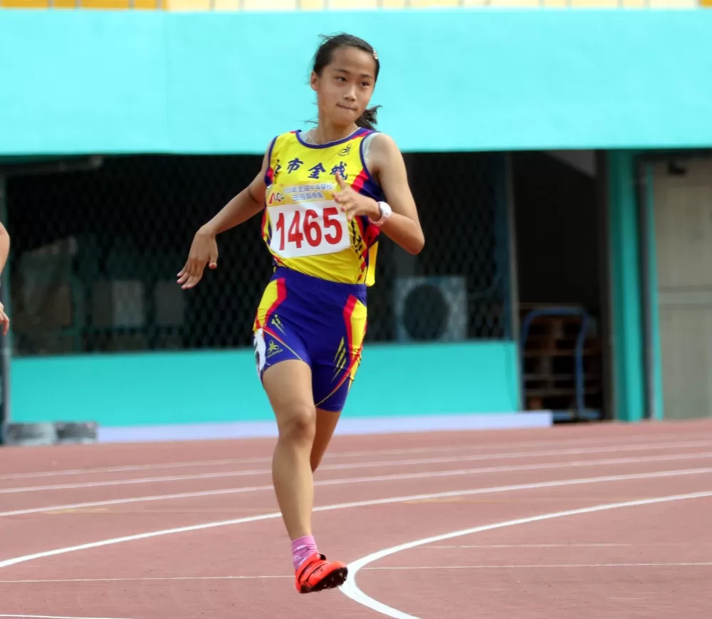 台南市金城國中林芮筠。林嘉欣/攝影。