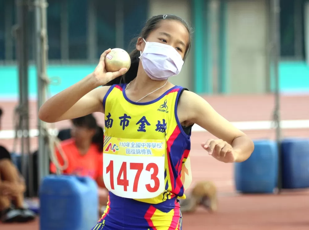 台南市金城國中林芮慈。林嘉欣/攝影。