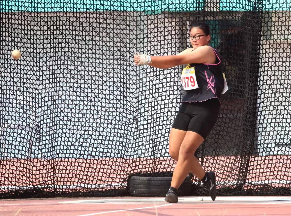 清水國中王于綺第二。林嘉欣/攝影。