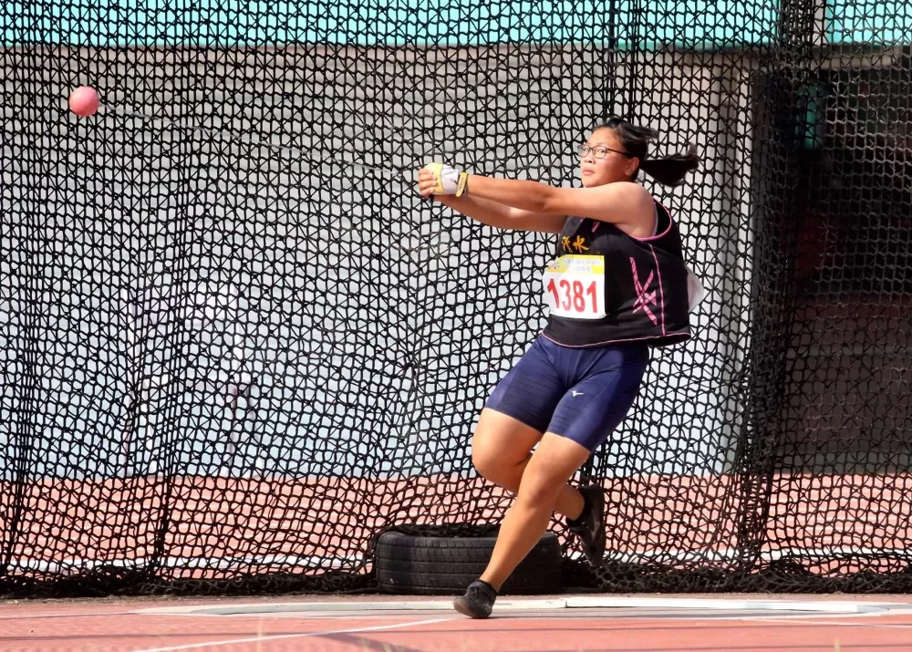 清水國中蕭琇澄第三。林嘉欣/攝影。