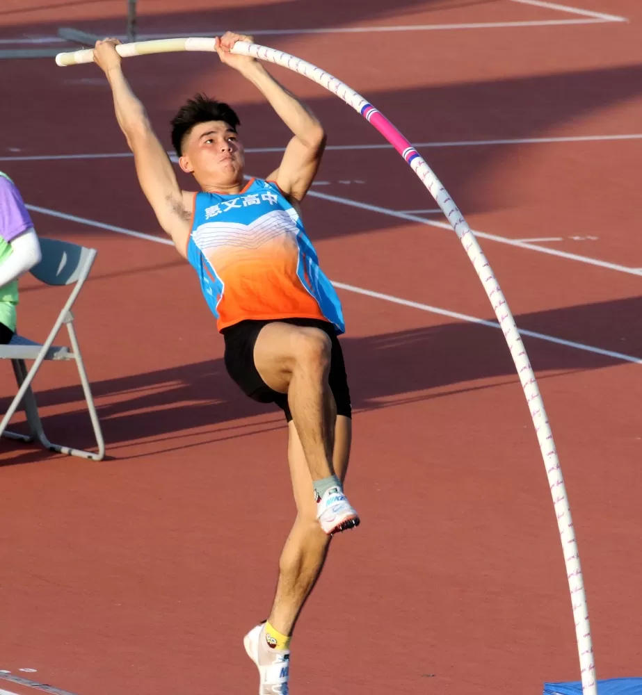 惠文高中林琮憲5.20奪金躍U20歷年第二傑。林嘉欣/攝影。