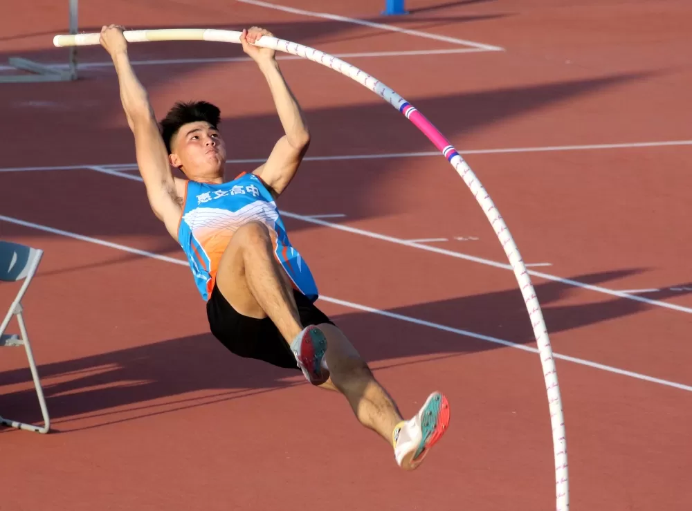 惠文高中林琮憲5.20奪金躍U20歷年第二傑。林嘉欣/攝影。