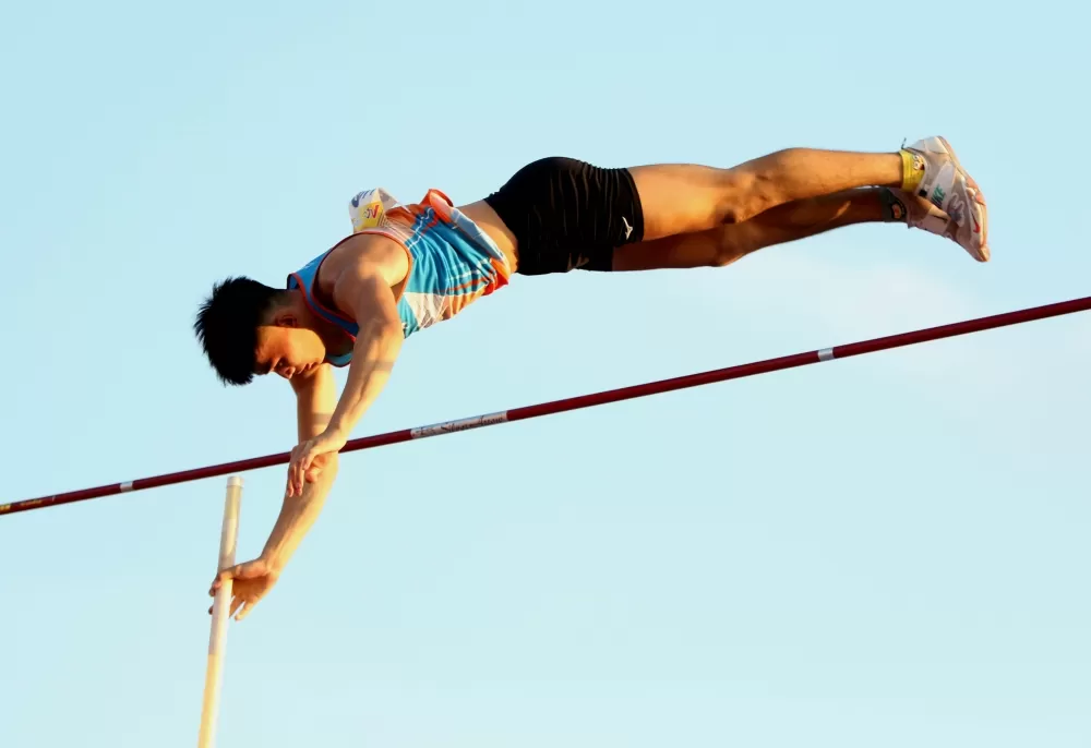 惠文高中林琮憲5.20奪金躍U20歷年第二傑。林嘉欣/攝影。