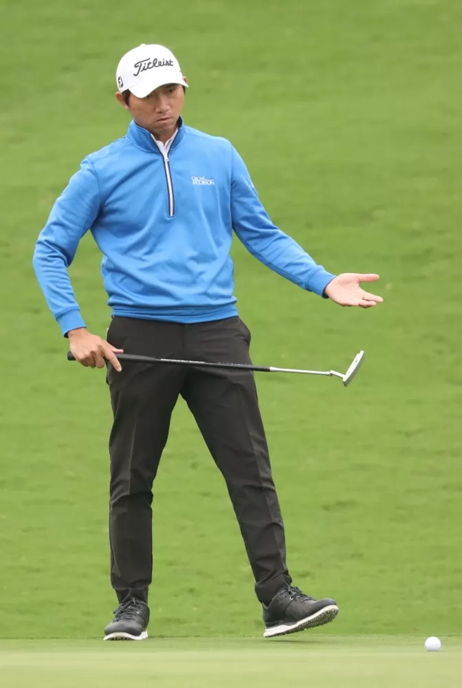 李士鴻70桿(-2)暫並列第二。