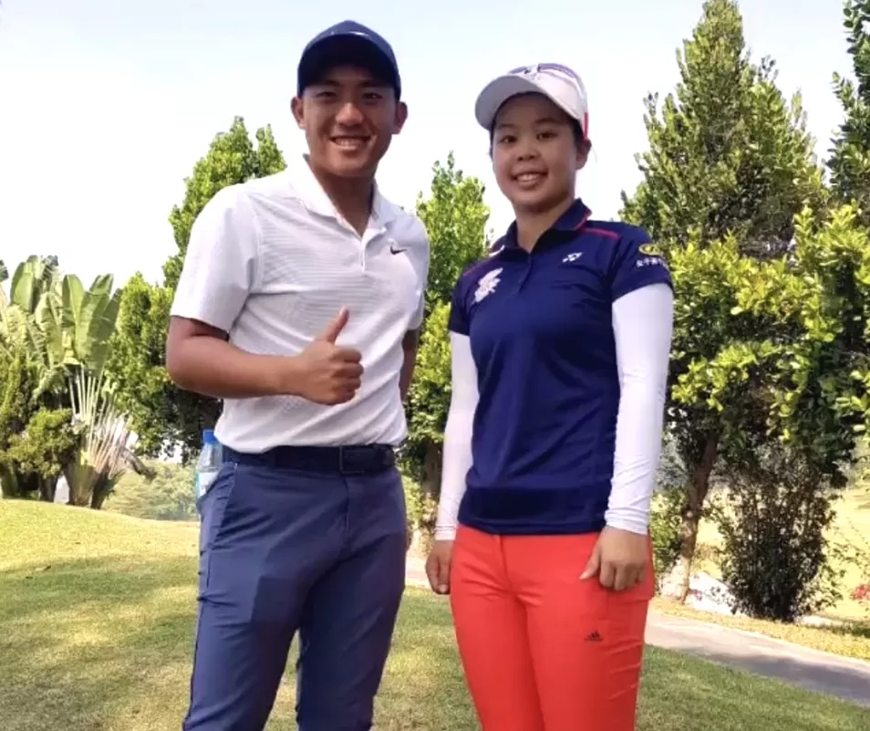 潘政琮(左)和許淮茜。許爸爸/提供。