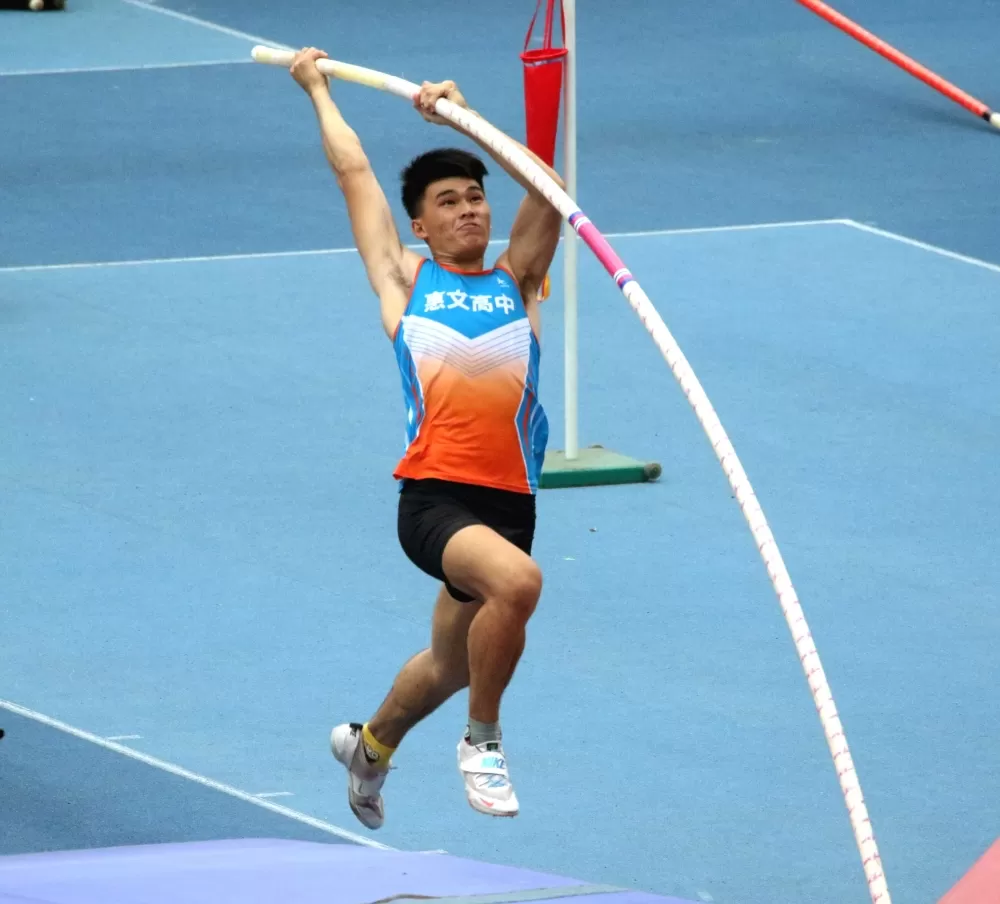 林琮憲打破高懸11年的U20全國紀錄。林嘉欣/攝影。