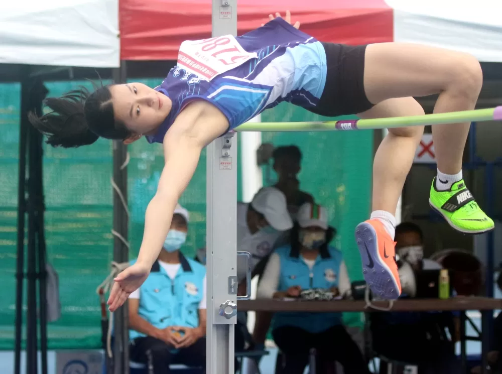 竹縣東泰高中張嘉妤第三。林嘉欣/攝影。