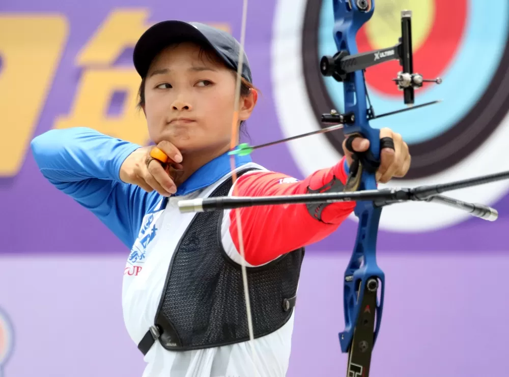 新竹愛山林隊林詩嘉。中華企業射箭聯盟/提供。