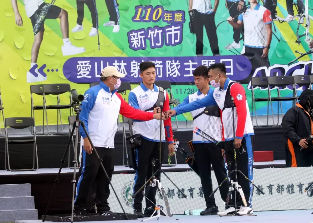 新竹愛山林男團。中華企業射箭聯盟/提供。