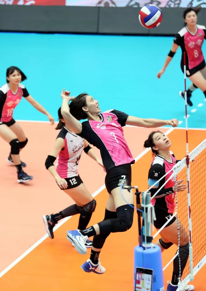 台電直落三再勝,排球協會提供。下同。