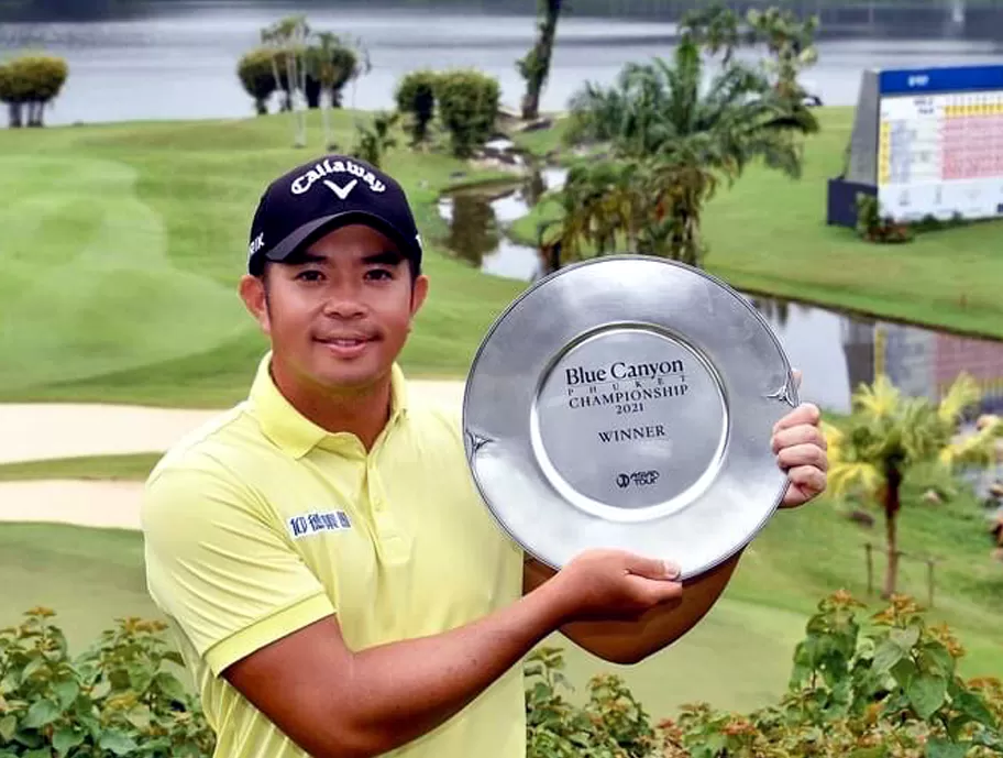 詹世昌奪下亞巡藍峽谷普吉島錦標賽冠軍。圖/亞巡AsianTour官網。下同。