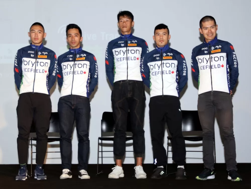 Team Bryton Icefield車手是Bryton產品最佳測試員。林嘉欣/攝影。