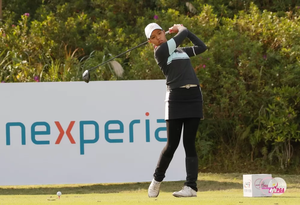 業餘選手陳品晞首回合78桿(+6),暫時並列第5,是今天所有業餘選手中成績最佳。