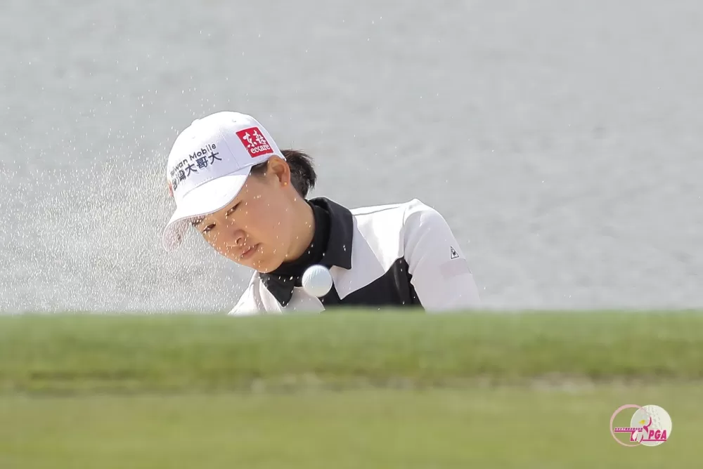 李旻首回合74桿(+),領先群雌。TLPGA提供_葉勇宏攝影。下同。