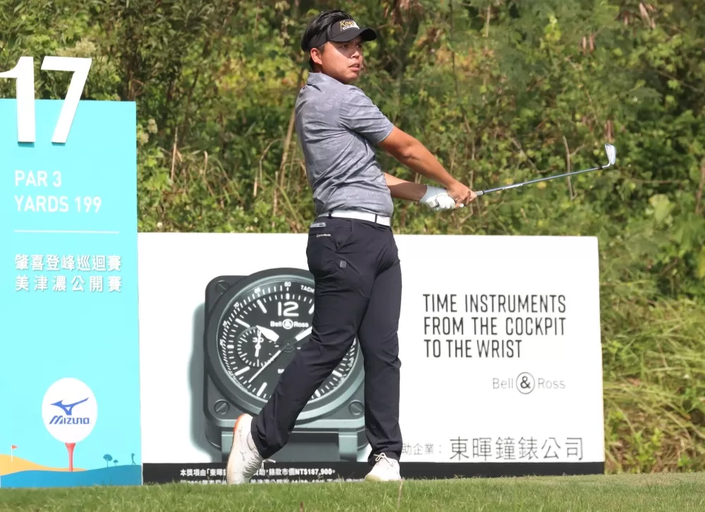 洪健堯(-6)暫並列第五。