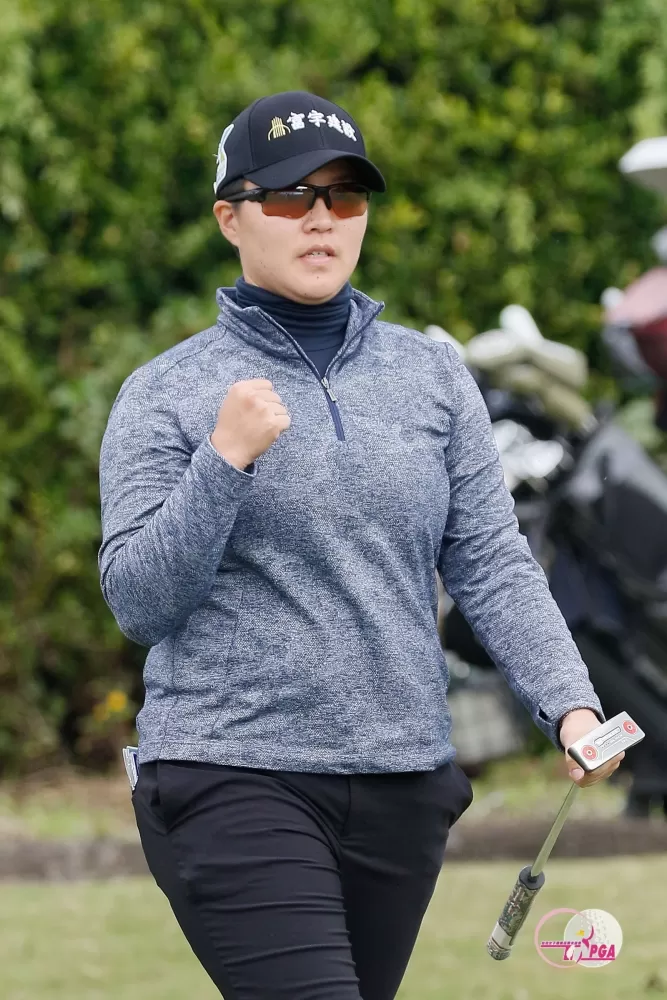 陳子涵以兩回合總桿151桿(+7),暫時並列第六。
