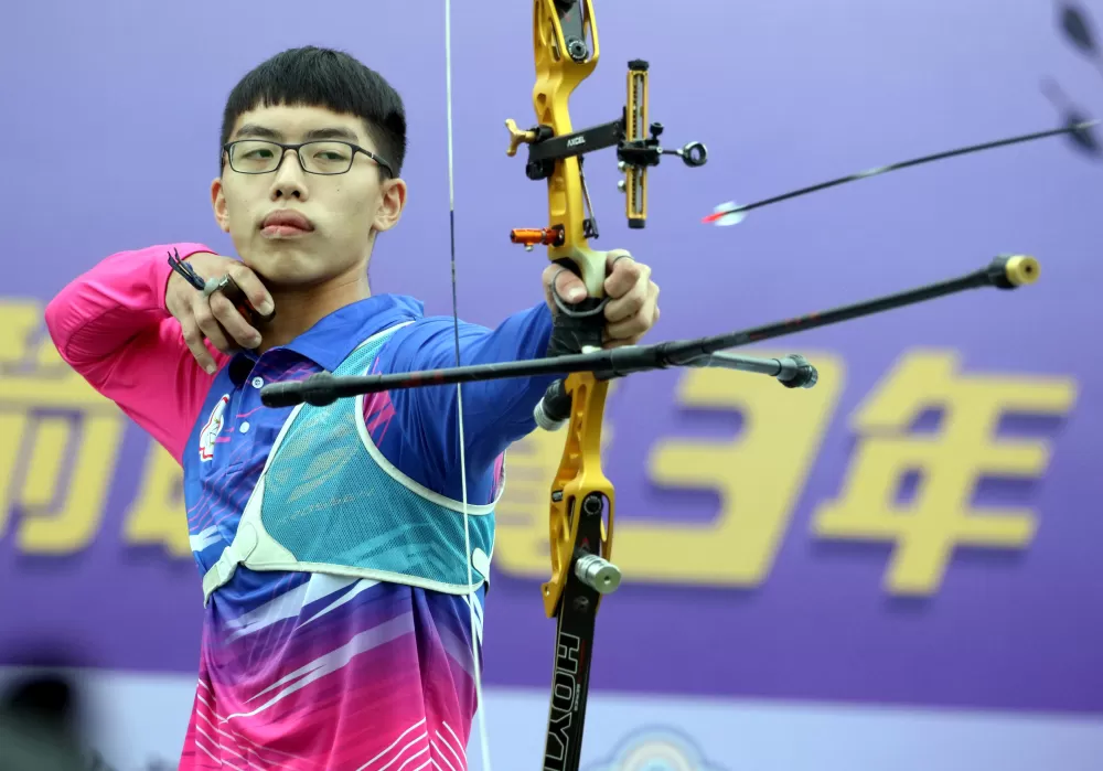 張譯中入選運動菁英「育才」計畫。林嘉欣／攝影。