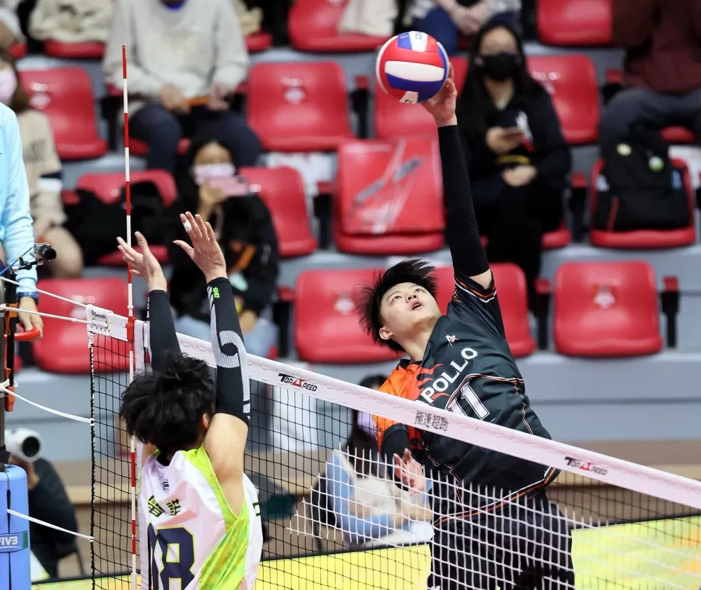 太陽神吳宗軒再度榮膺企排明星賽人氣王。排球協會提供。下同。