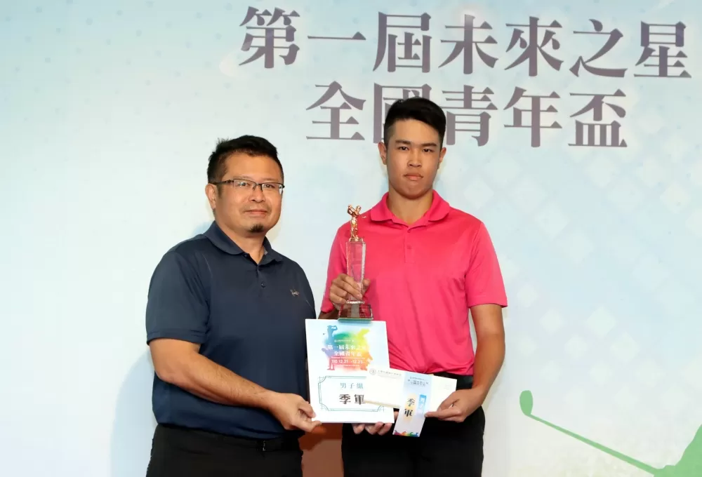 季軍「郭董」郭杰倫。鍾豐榮/攝影。