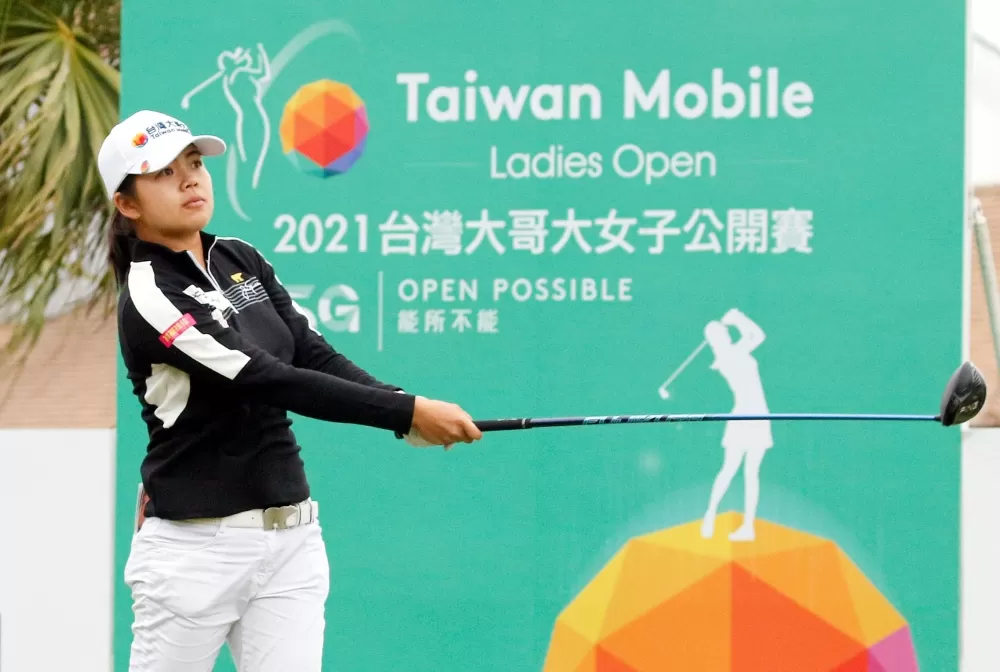 徐薇淩儘管還在調整適應台灣果嶺調性,但明天仍有機會爭冠。