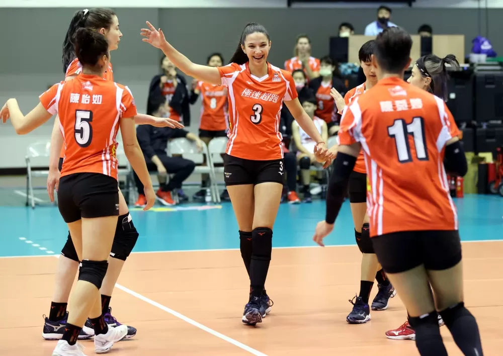 極速超跑二連勝。排球協會提供。下同。