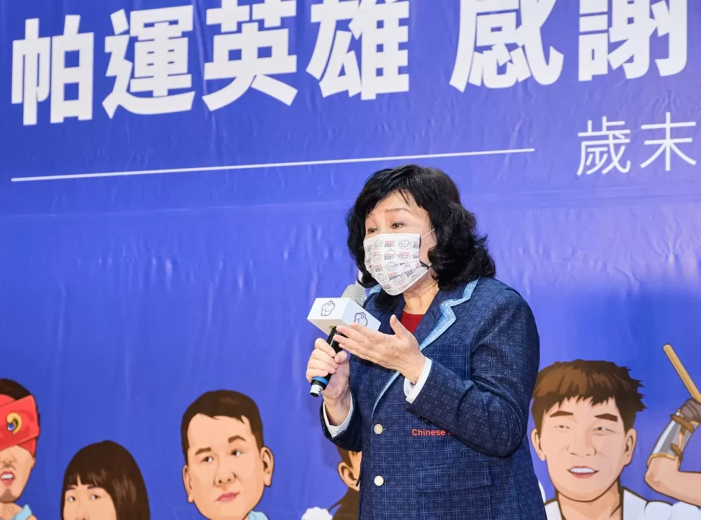 中華民國殘障體育運動總會穆閩珠會長。