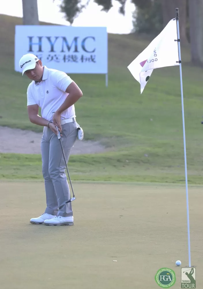 台豐公開賽第一回合葉昱辰66桿(-5)暫並列第一。