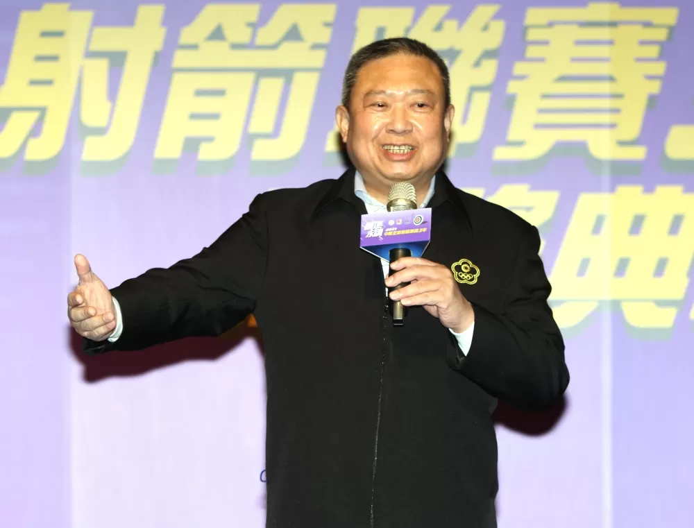 中華奧會主席林鴻道。林嘉欣／攝影。