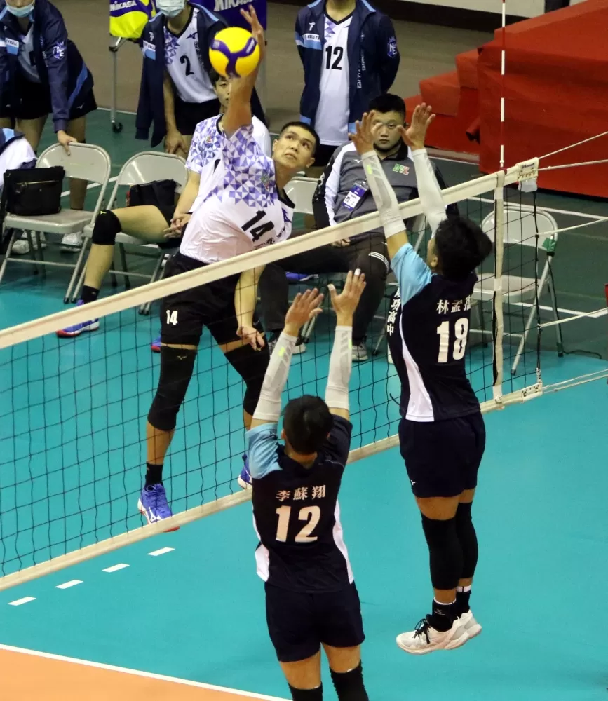 頭城家商施宇祥攻擊犀利。林嘉欣/攝影。