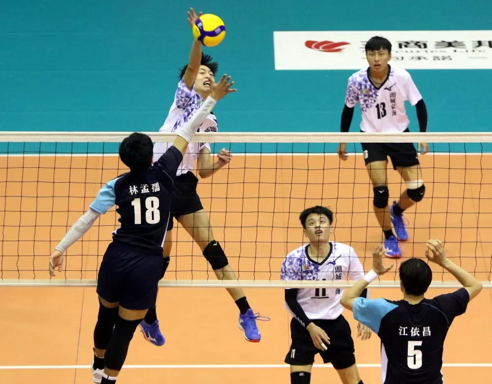 頭城家商高志中為球隊貢獻10分。林嘉欣/攝影。