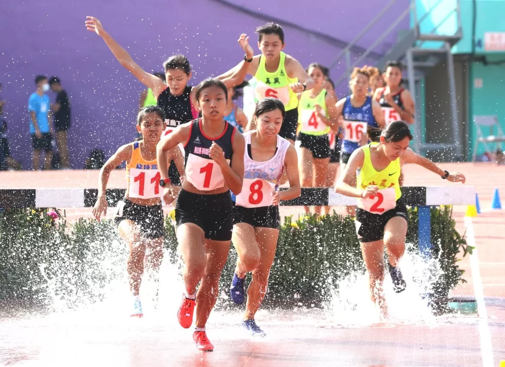 劉欣慧(前)。林嘉欣/攝影。