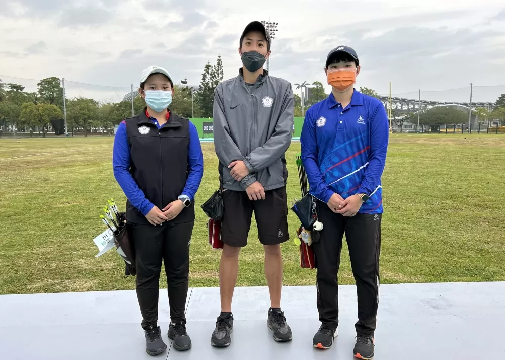 世大運中華女子複合弓代表隊。。林政賢提供。