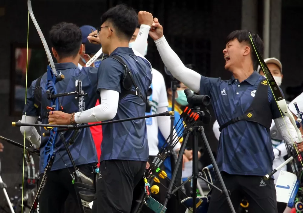 暨南大學首闖金牌戰超嗨。林嘉欣／攝影。