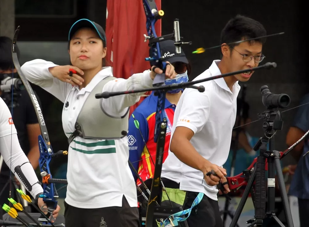 國體大呂岱凌將力拼三金。林嘉欣／攝影。