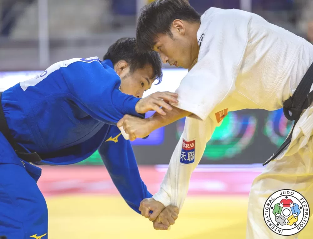 楊勇緯（右）奪銀。圖片來源：IJF。