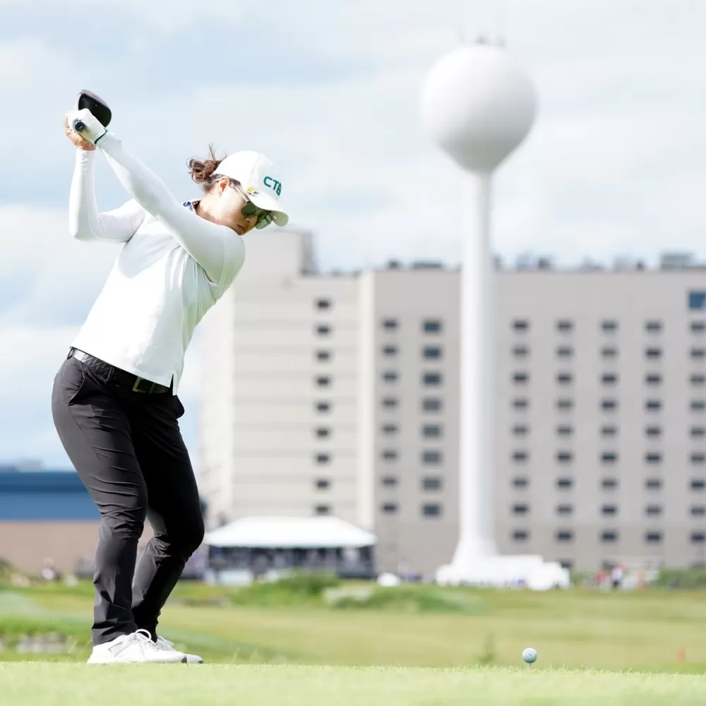 程思嘉LPGA次巡賽封后。圖片授權：Courtesy: Epson Tour。