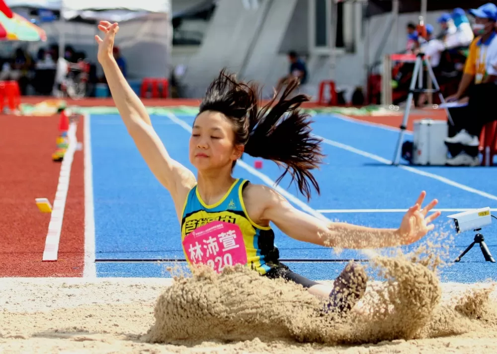 林沛萱在國女五項全能奪金。林嘉欣／攝影。