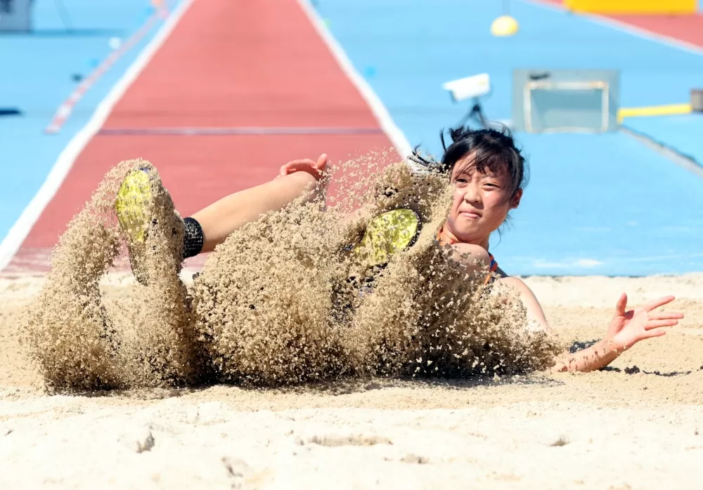 惠文高中李鍹妮得銀。林嘉欣／攝影。