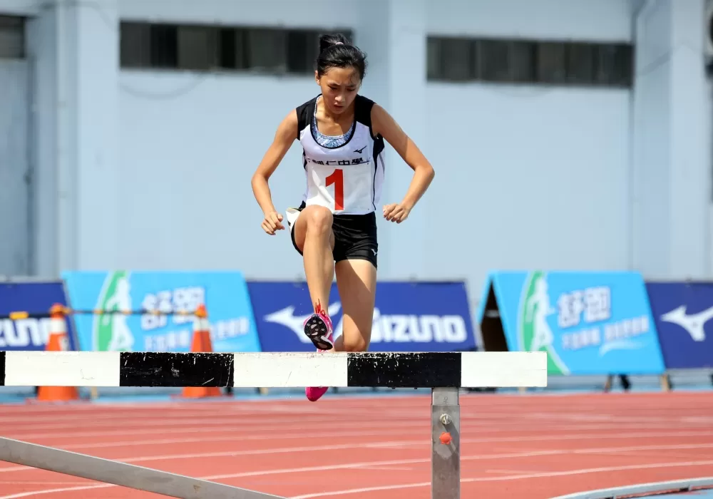 朱婕瑀一馬當先奪金破大會。林嘉欣／攝影。