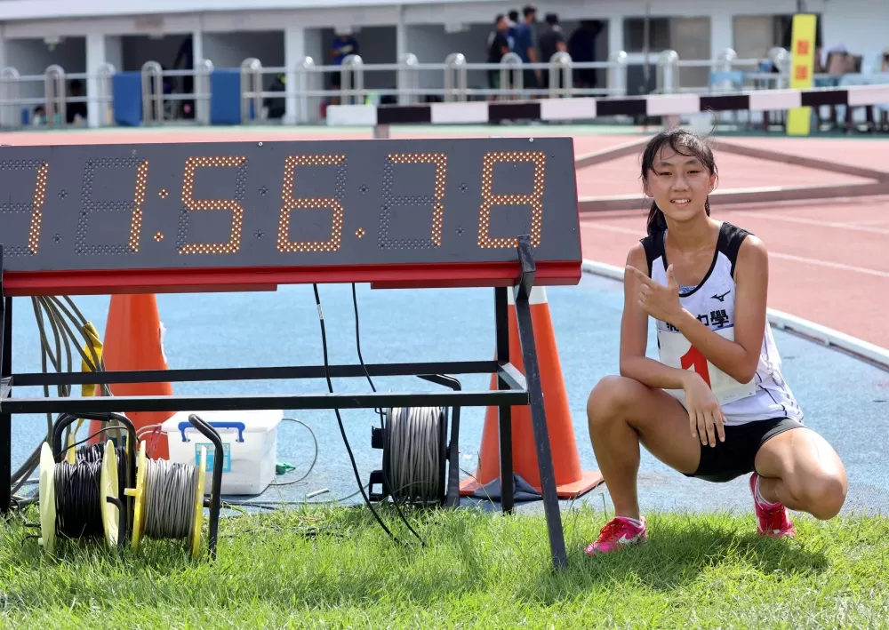 家境不佳但逆風飛翔的朱婕瑀有國手夢。林嘉欣／攝影。