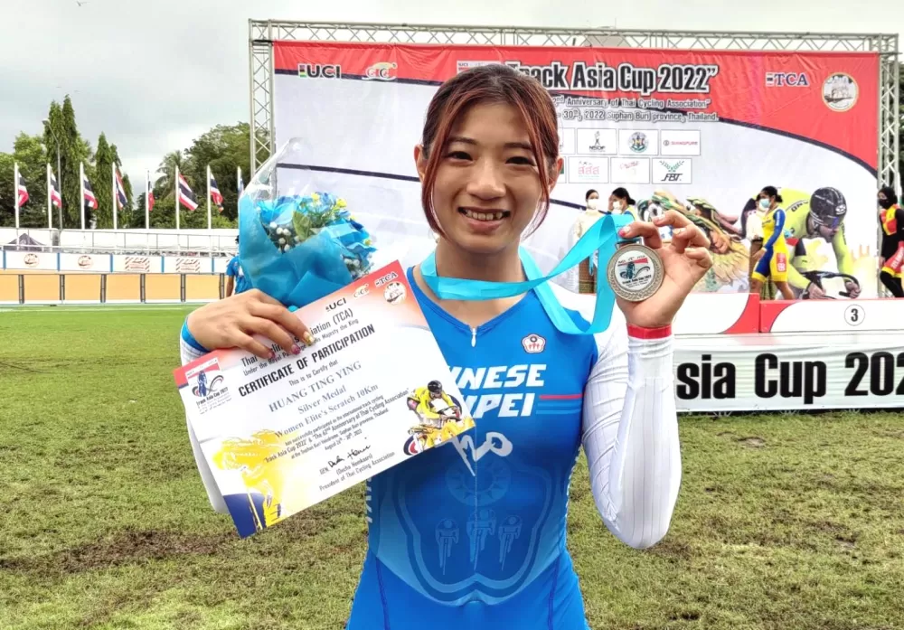 黃亭茵奪牌率百分百。