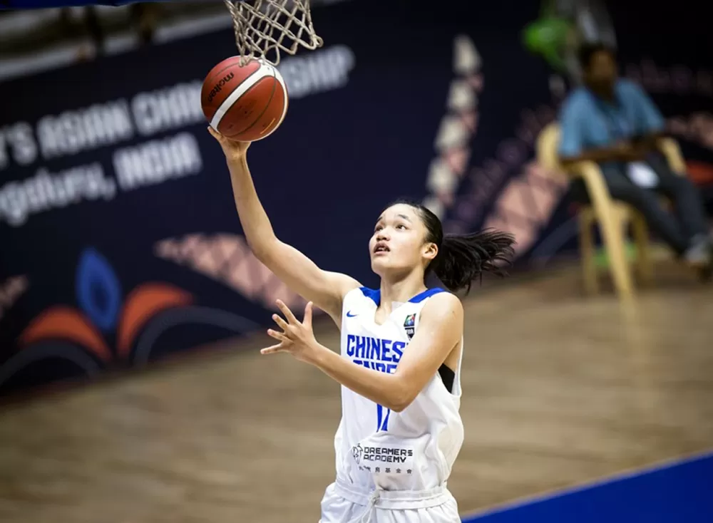 中華隊中鋒蕭豫玟18分、8籃板。