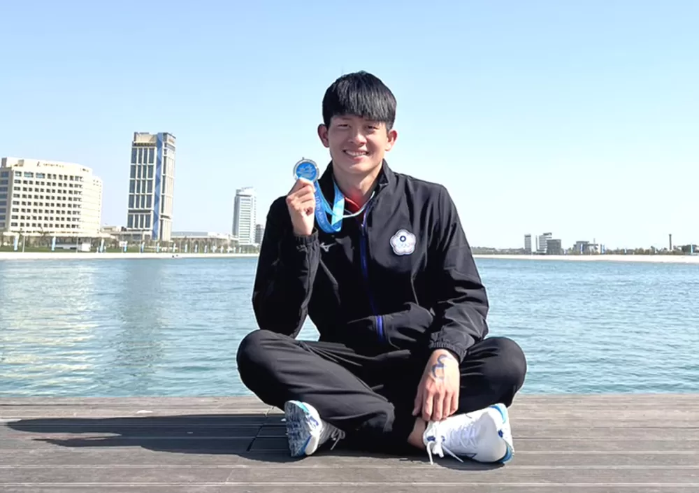 卓承齊拿下一銀一銅。卓承齊提供。